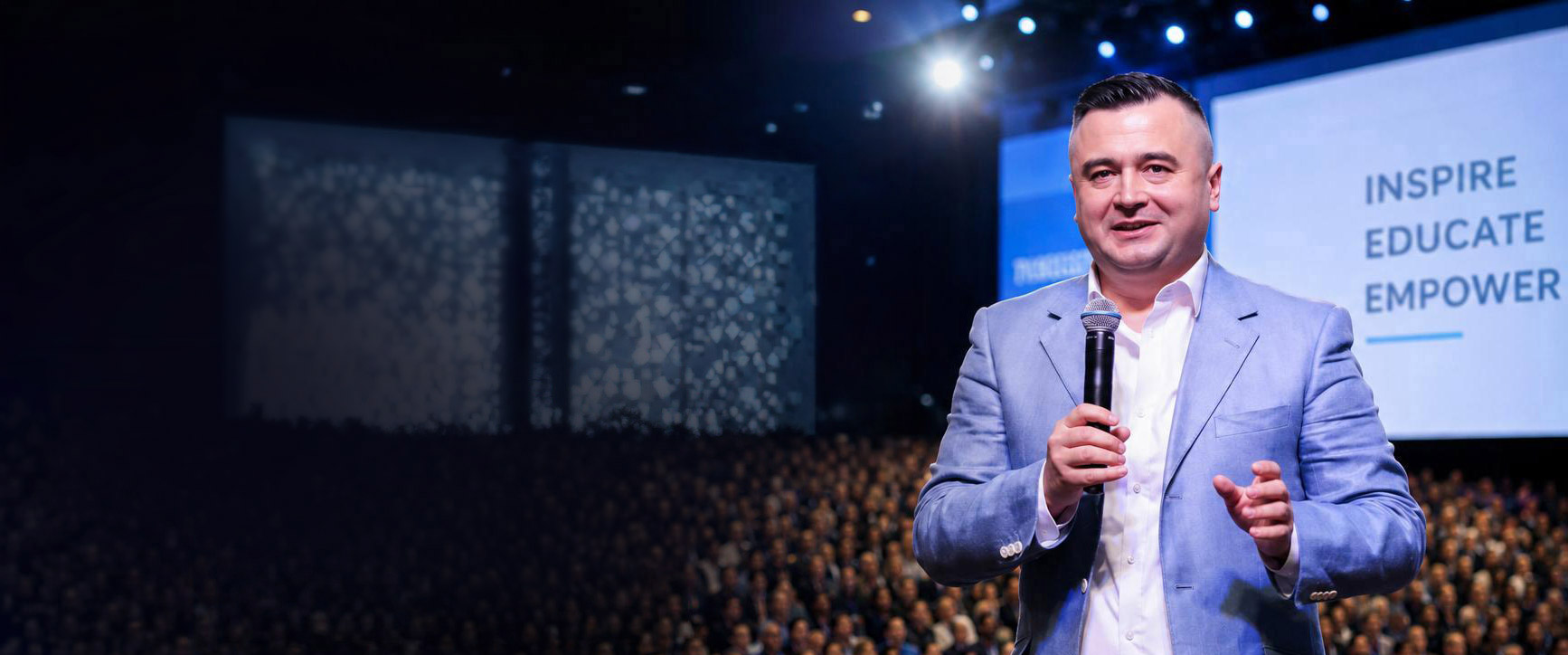 Rikhsibay Tursunov speaking at an event